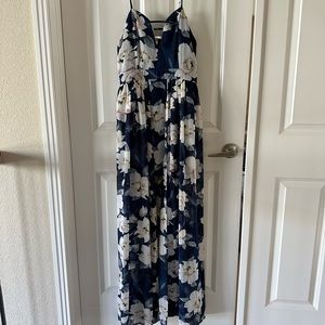 Fashion Nova Floral Waterfall Dress